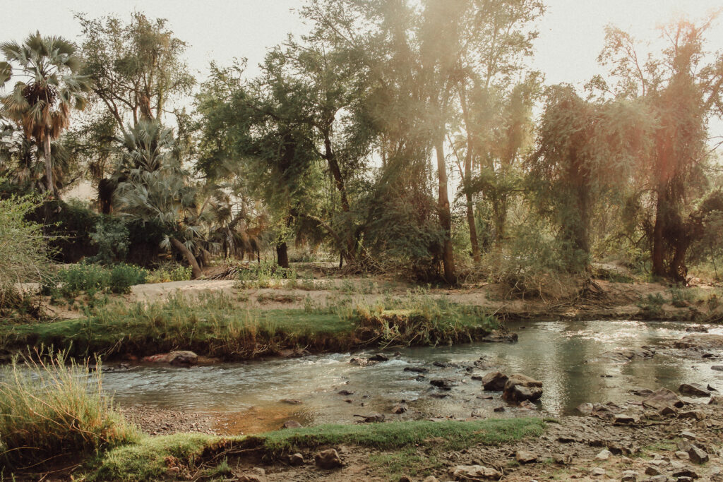 kunene river in nothern namibia