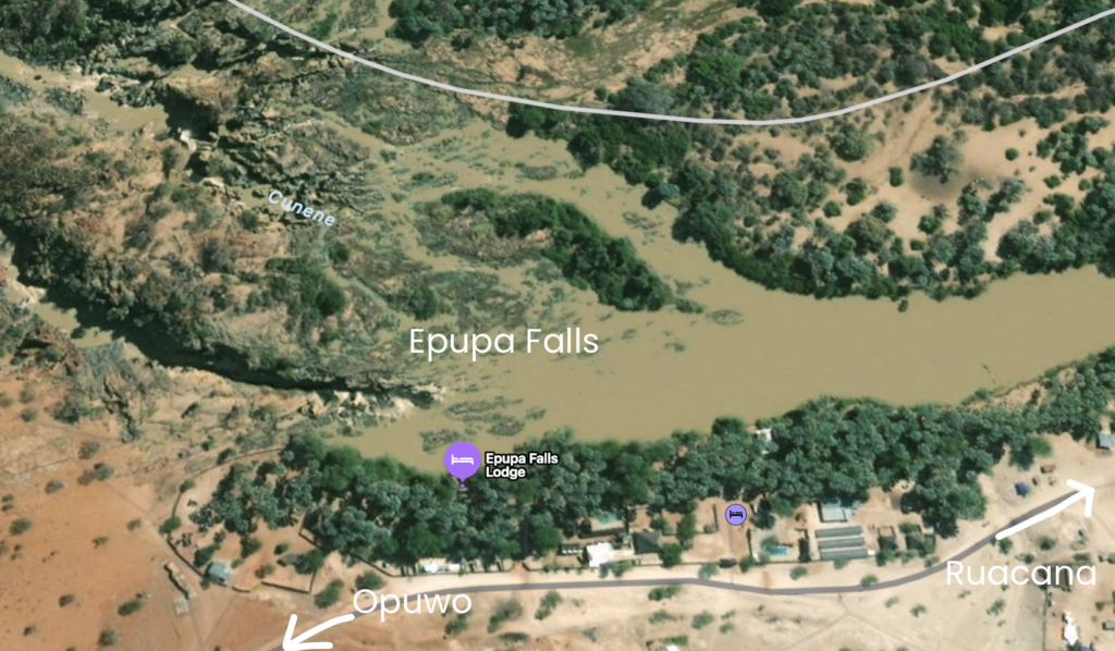 Epupa Falls Lodge Map