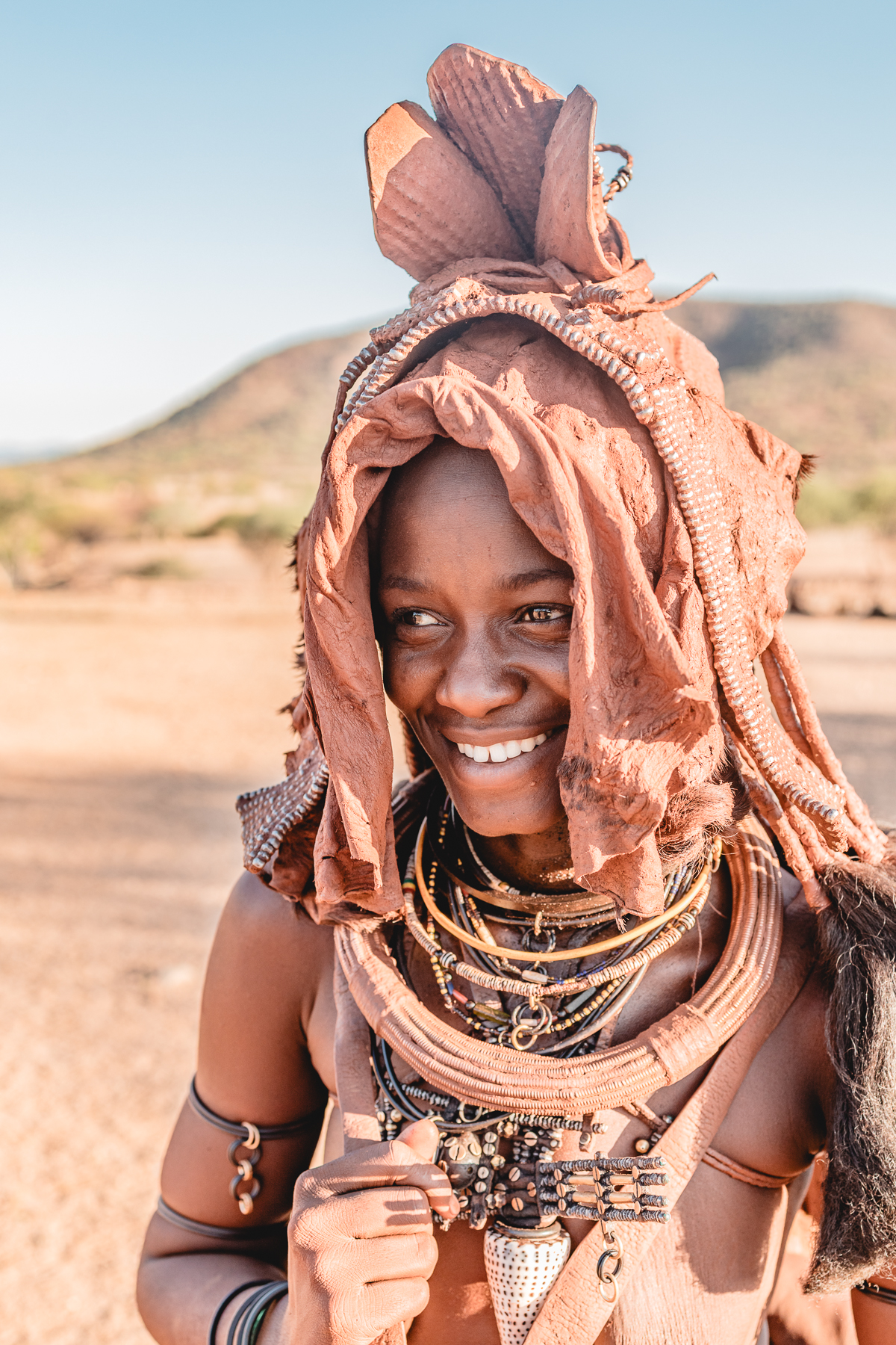 himba girl during a culture experience