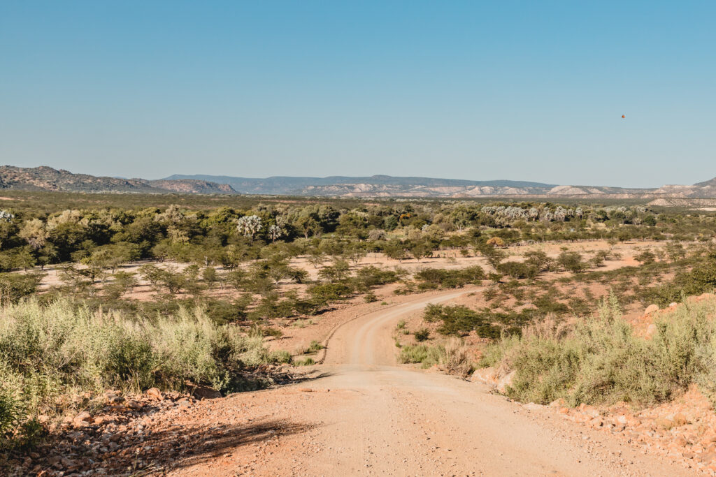 road between epupa and opuwo