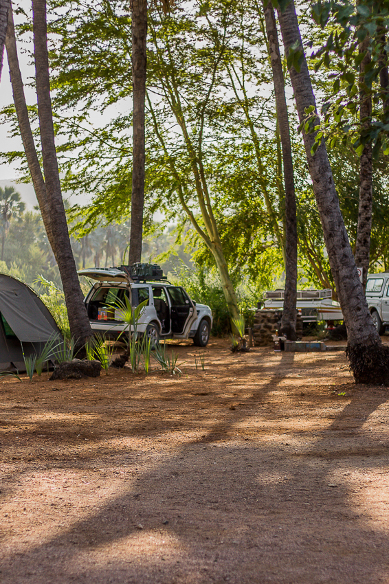 epupa falls campsite views