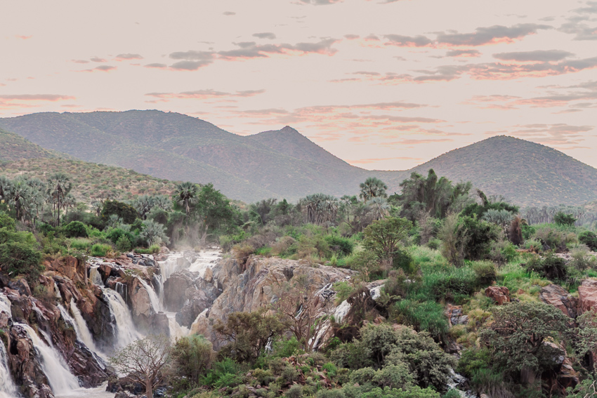 epupa falls sunrise
